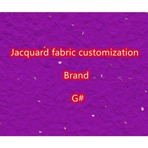 European brand jacquard fabric polyester blended yarn-dyed suit jacket sewing fabric customization