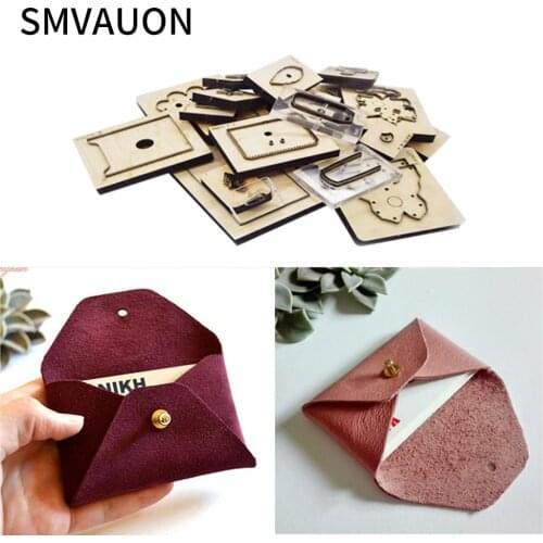 SMVAUON Classic Fashion Wooden Mold Cutting Diy Purse 2020 Mold Scrapbook Suitable For Die Cutting Machine