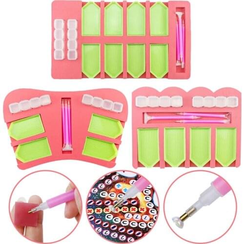 Diamond Painting Tray Organizer Holder DIY Diamond Embroidery Tray Storage Box Accessory Mosaic Convenience Christmas Gifts