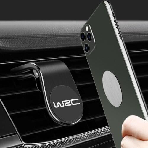 WRC L-Type Magnetic Phone Holder For Suzuki Volvo Tesla Skoda VW Volkswgen Smart Seat Subaru Ssangyong Vauxhall Car Accessories