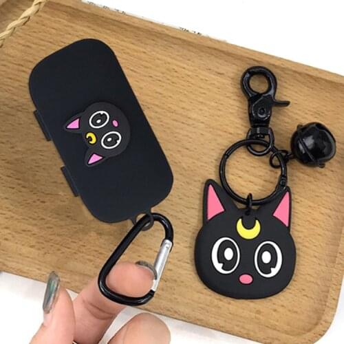 Cute case For Huawei Freebuds 3i /Honor Flypods 3i Case with Keychain Cat Cartoon Silicone Earphone Cover Cover Fundas
