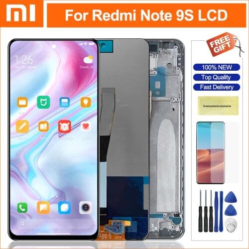 Original Note 9S Lcd For Xiaomi Redmi Note9 Pro Note 9 Pro Lcd Display Touch Screen Digitizer For Redmi Note 9S Note9S Lcd