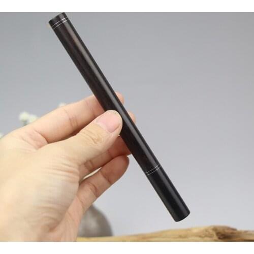 ChinaTraditional Handmade Blackwood Signature Pen Natural Color Concise Style Roller Pen For Business as Luxury Gift