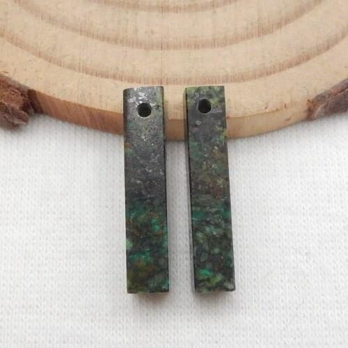 Natural gemstone African Turquoise Woman Diy Earring,Jewelry accessories 16x20x5mm,4.5g