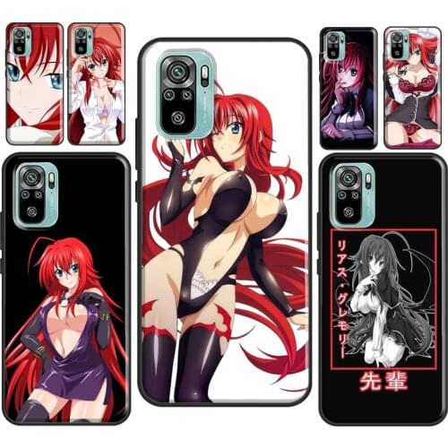 High School DxD Rias Gremory For Xiaomi Redmi Note 10 9 Pro 7 8T 9S Note 8 Pro Case For Redmi 9A 9 9C 9T K40 Coque