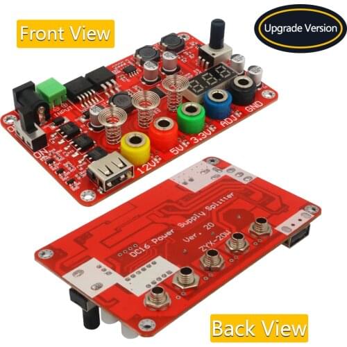 DC Input 13-24V to 3.3V 5V 12V 1.8V-10.8V (ADJ) Output Voltage Breakout Board ADJ Adjustable Voltage Knob Touching Sensor Switch