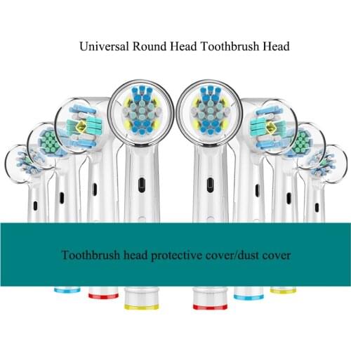 1PC Transparent Protective Cover For Electric Toothbrush Head Universal Bathroom Tooth Brush Dust Cover Toothbrushes Head Case