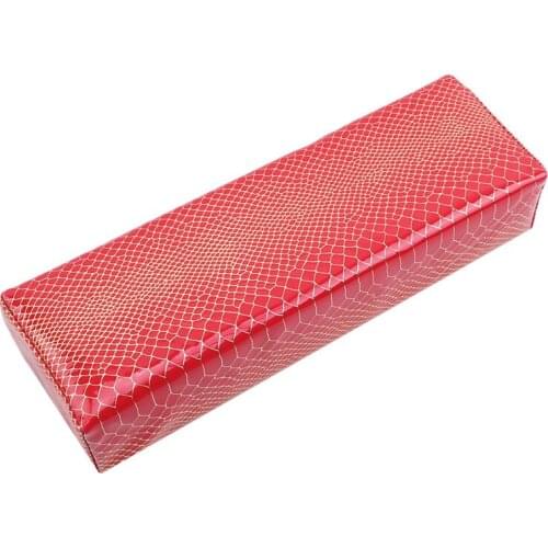 Square Hand Pillow Snake Pattern Hand Pillow Nail PU Leather Waterproof Sweat Resistant High Quality Comfortable Nail Tool Set