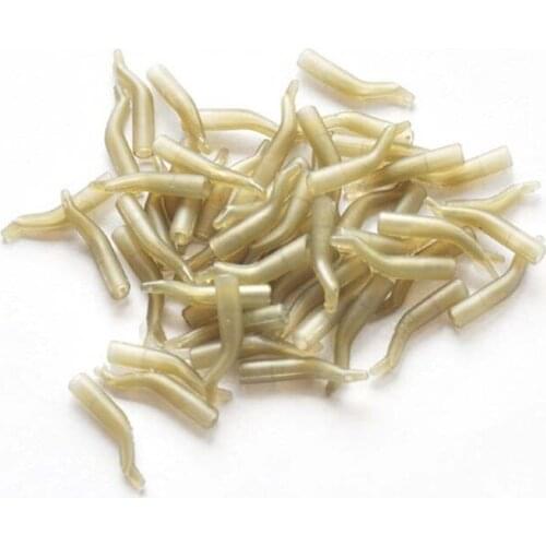 10Pcs/set Carp Fishing Accessories Hook Sleeve Hair Rig Aligner Soft Anti Tangle Positioner Terminal Tackle Carp Fishing