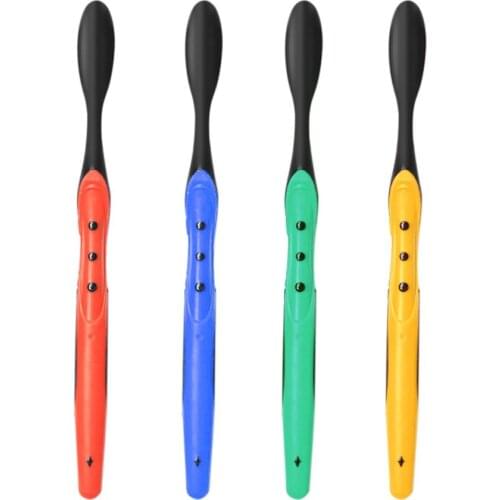 2pcs Bamboo Charcoal Toothbrush Soft Black Tooth Brush Travel Eco-friendly Brush Tooth For Adults