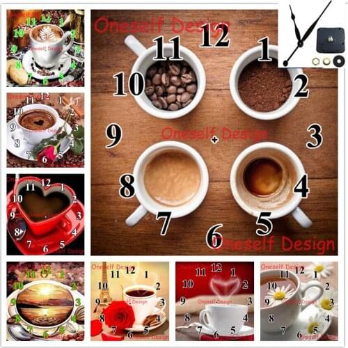 Diamond painting with Mechanical clock 5d diamond embroidery full set with clock diamond mosaic sale decor home wall sticker