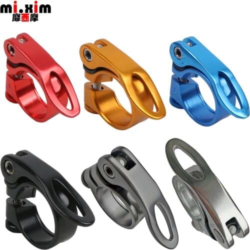 Aluminum Ultralight Quick Release Road Bike MTB Mountain Bicycle Seat Post Seatpost Clamp 28.6mm 31.8mm 34.9mm 4Color