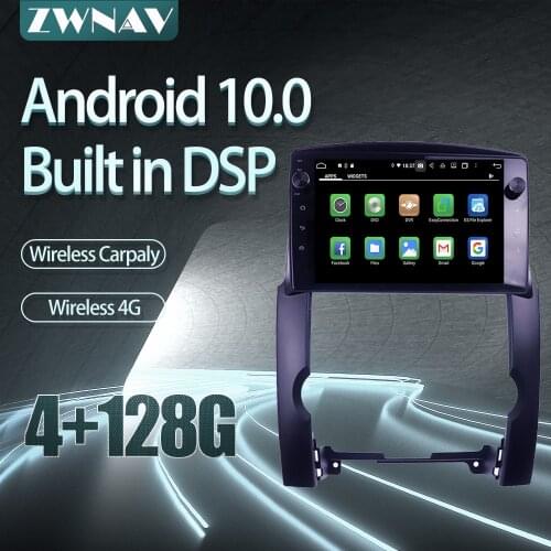 For Kia Sorento 2009-2012 Car radio player Android 10 PX6 64GB GPS Navigation Multimedia Player Radio