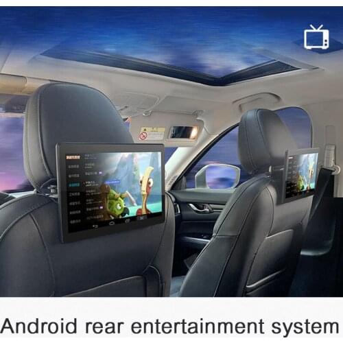 Car headrest monitor rear entertainment system car TV HD Android rear seat headrest android head unit