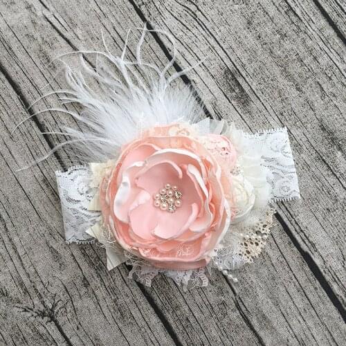 Free Shipping Flower Girl Headband Kids Hair Accessories Photo Prop