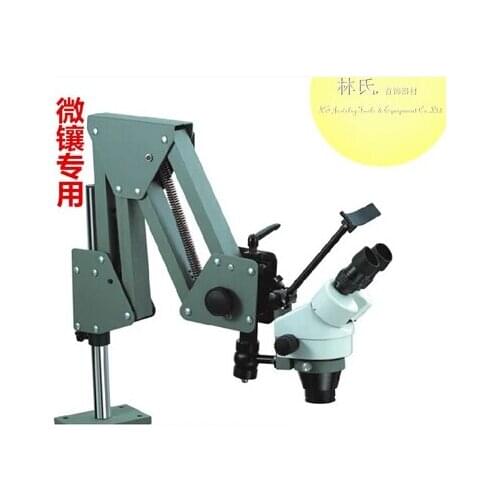 Free shipping Jewelry Tools 7X-45X Stereo Binocular Microscope Diamond Setting Microscope