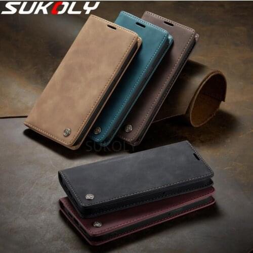 For iPhone 12 11 12 Pro Max Retro Matte Soft Leather Card Slots Shockproof Case for iPhone 12 Mini SE 2020 X XR XS 7 8 6 6s Plus