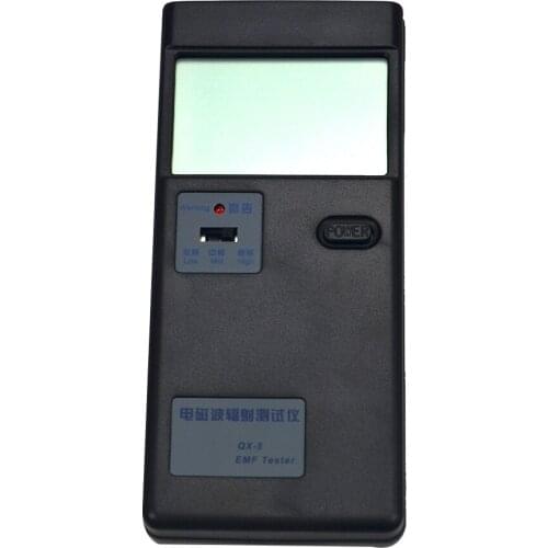 QX-5 Digital Display Radiation Detector Electromagnetic Tester Electromagnetic In 5HZ-5000MHZ Economical Field Strength Meter