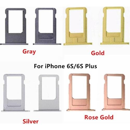Micro Nano Tray Slot SIM Card Holder Adapter Socket Replacement Repair Part for iphone 6s plus