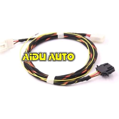 FOR VW Rear 220V armrest box Charger socket Install harness Wire Cable