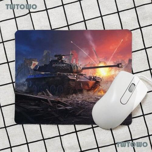 World Of Tank Keyboard New Small Size Mouse Pad Gamer Anti-slip Anime Kawaii Art Cartoon Carpet Office Decoration MousePads