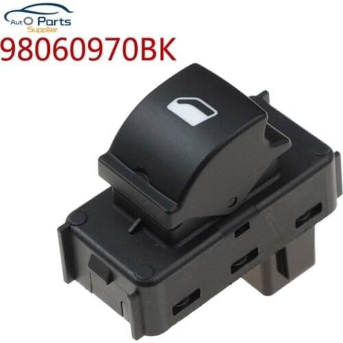 YAOPEI 98060970BK Master Power Window Switch Button For Peugeot 408 98060970ZE