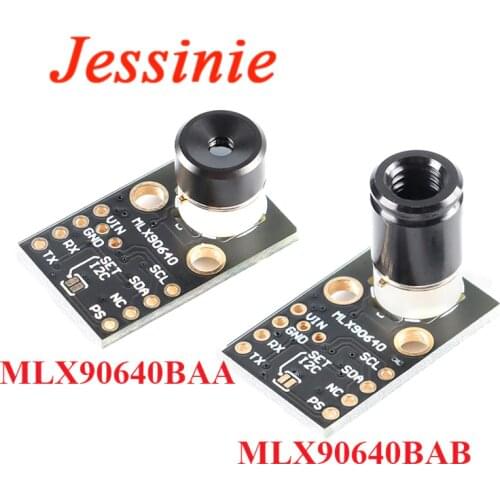 MLX90640 Camera Module IR 32*24 GY-MCU90640 Infrared Thermometric Dot Matrix Sensors 32x24 Sensor Module MLX90640BAA MLX90640BAB