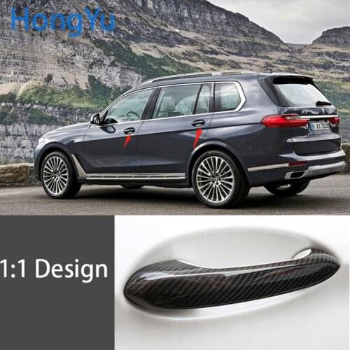 For BMW X7 G07 xDrive 40i 50i M50i xDrive40i xDrive50i 2018 2019 2020 100% real carbon fiber Auto outer door handle cover