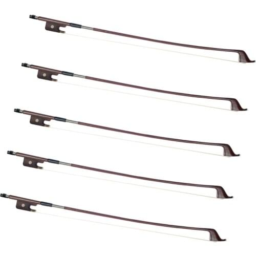 Horsehair String Natural For French Low Vertical Bow 4/4 Advanced 5 Pieces