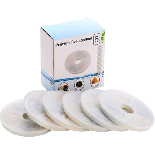 New Pet Automatic Drinking Fountain Activated Carbon Filter Cat Dog Water Drink Fountain Filter Pet Dog Feeder Acdessory