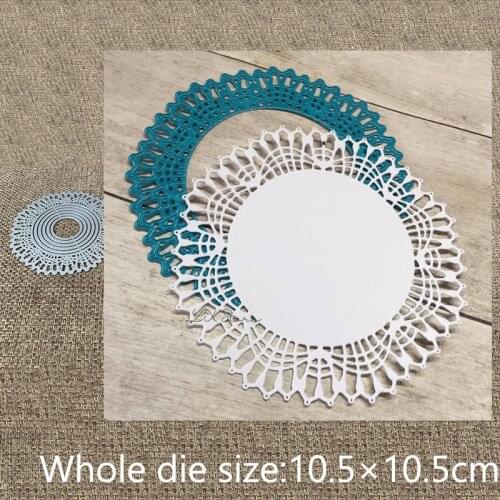 New Design Craft Metal stencil mold Cutting Dies lace circle ring decoration scrapbook die cuts Album Paper Card Craft Embossing