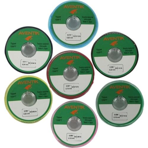 Aventik Fly Fishing Tippet Premium Copolymer Tippet Line 100ft/spool L