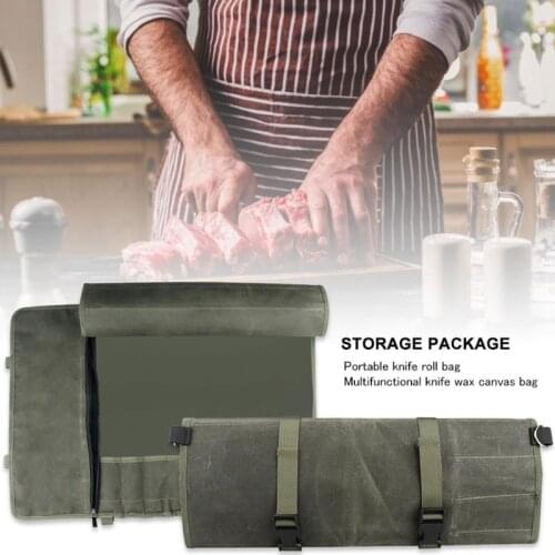 Portable Kitchen Cooking Chef Knife Bag Roll Bag Carry Case Bag Kitchen Cooking Dropshipping