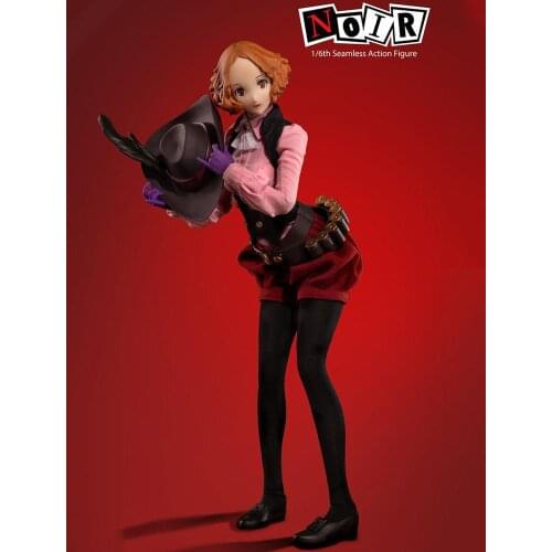 In Stock 1/6 Scale TS08 Collectible PERSONA 5 NOIR Seamless Female Full Set Action Figure Model for Fans Gifts