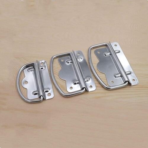 Stainless Steel Toolbox Handle Folding suitcases Pull ring Equipment Distribution case Knobs Cabine Drawer Furniture Hardware