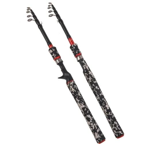 2020 New 1.8m 2.1m 2.4m 2.7m Long Lure Fishing Rod Carbon Fiber Grip Handle Straight Shank Spining Rod