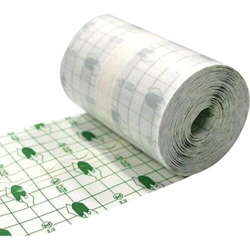 1 Roll Waterproof Medical Transparent Adhesive Tape Bath Anti-Allergic Medicinal PU Membrane Wound Dressing Fixation Tape