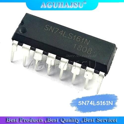 10PCS SN74LS161N HD74LS161AP 74LS161 DIP-16 Four-digit binary clear counter