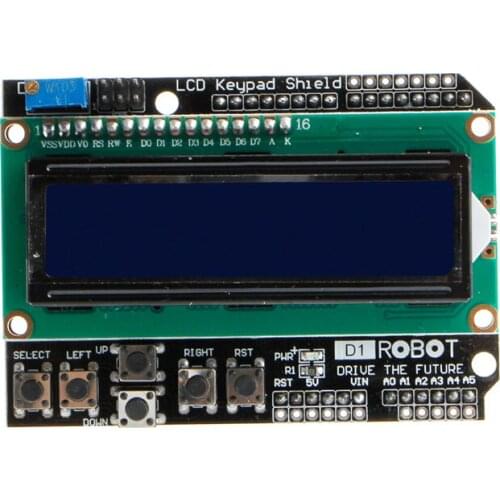 16x2 LCD LCD1602 Keypad Shield Module Display For Arduino LCD Shield UNO MEGA