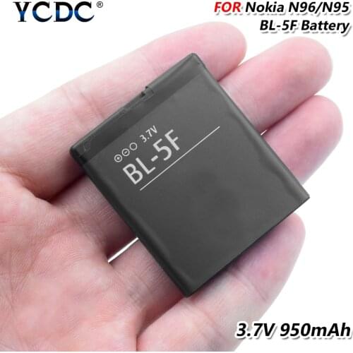 2019 New 100% Original Mobile Phone Battery BL5F BL-5F FOR NOKIA E65 N93I N95 N96 6290 6210S X5-01 C5-01