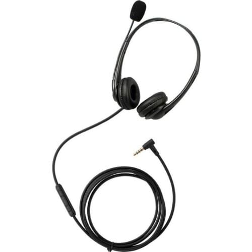 3.5mm Wired Headphones Over Ear Gaming Headsets Music Stereo Earphone with Mic Volume Control For Phone Tablets PC 20pcs