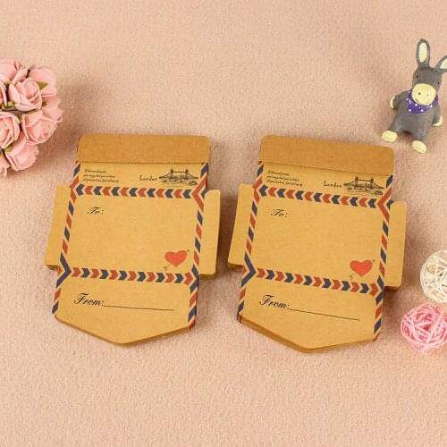 45 Pcs Vintage Kraft Paper Cute Cartoon Mini Notepad Stationery 9.5*12.7cm Post Letter Envelope