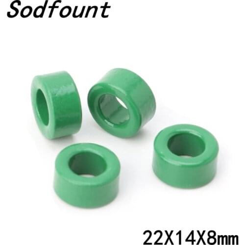 10PCS Mn-Zn Green Ferrite Core Ring 25*15*8mm anti-interference Core Filter Coil Inductor Shielding