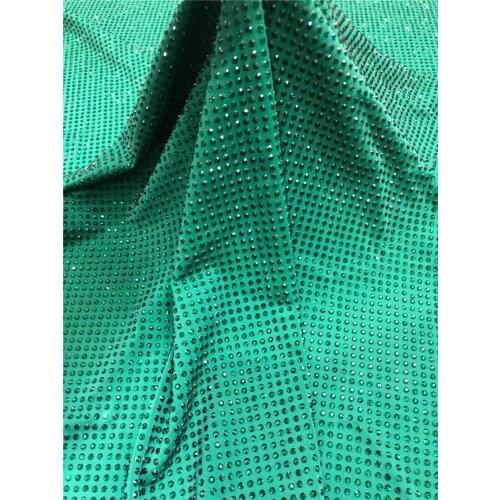 5 yards top quality lace L-108683 African french net lace fabric with stones for nice dress