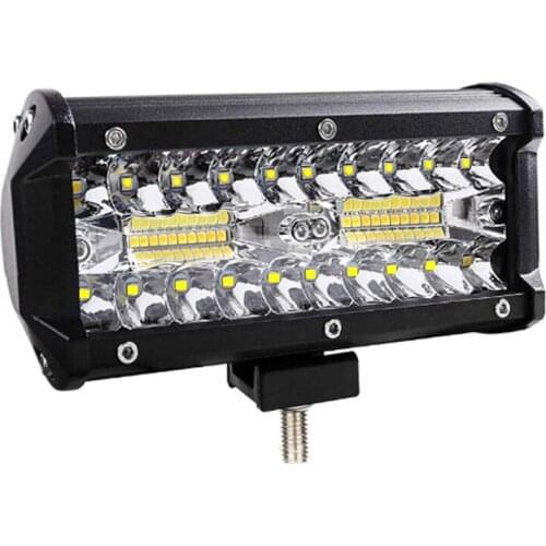 7inch 120W Combo LED Work Light Spot Flood Beam Bar Light for niva Offroad 4x4 JEEP SUV ATV Motorcycle Truck Boat Lamp 12V 24V