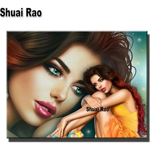 Pretty Sexy Girl DIY 5D full drill Diamond painting mosaic Fantasy Woman diamond embroidery diamond stitch home decor