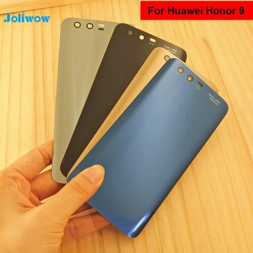 For Huawei Honor 9 Back Glass Battery Cover Rear Door Housing Case For Huawei Honor 9 Lite Back Glass Cover Panel Replacement