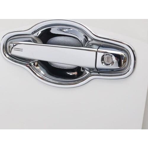 For TOYOTA Alphard 2016-2018 ABS Chrome Car Door Handle Bowl Protector Cover Trim Molding Car Styling Auto Accessories 8PCS