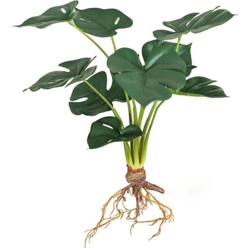 Artificial Plants Greenery Leaves 6/9 Head Faux Greenery Plant For Home Garden Decoration Accessories Photography Decorative