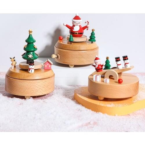 Carousel Music Box Home Decorative Crafts Kids Toy Holiday Gift